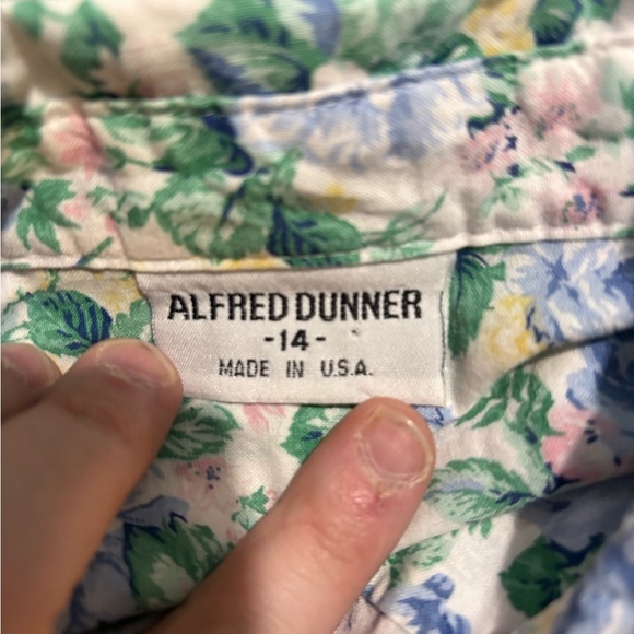 Vintage Women’s Alfred Dunner Size 14 Button Down Shirt - Picture 5 of 8